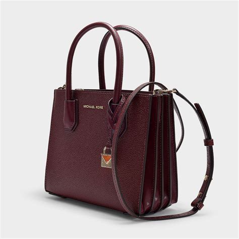 michael kors burgundy purses|Michael Kors burgundy backpack.